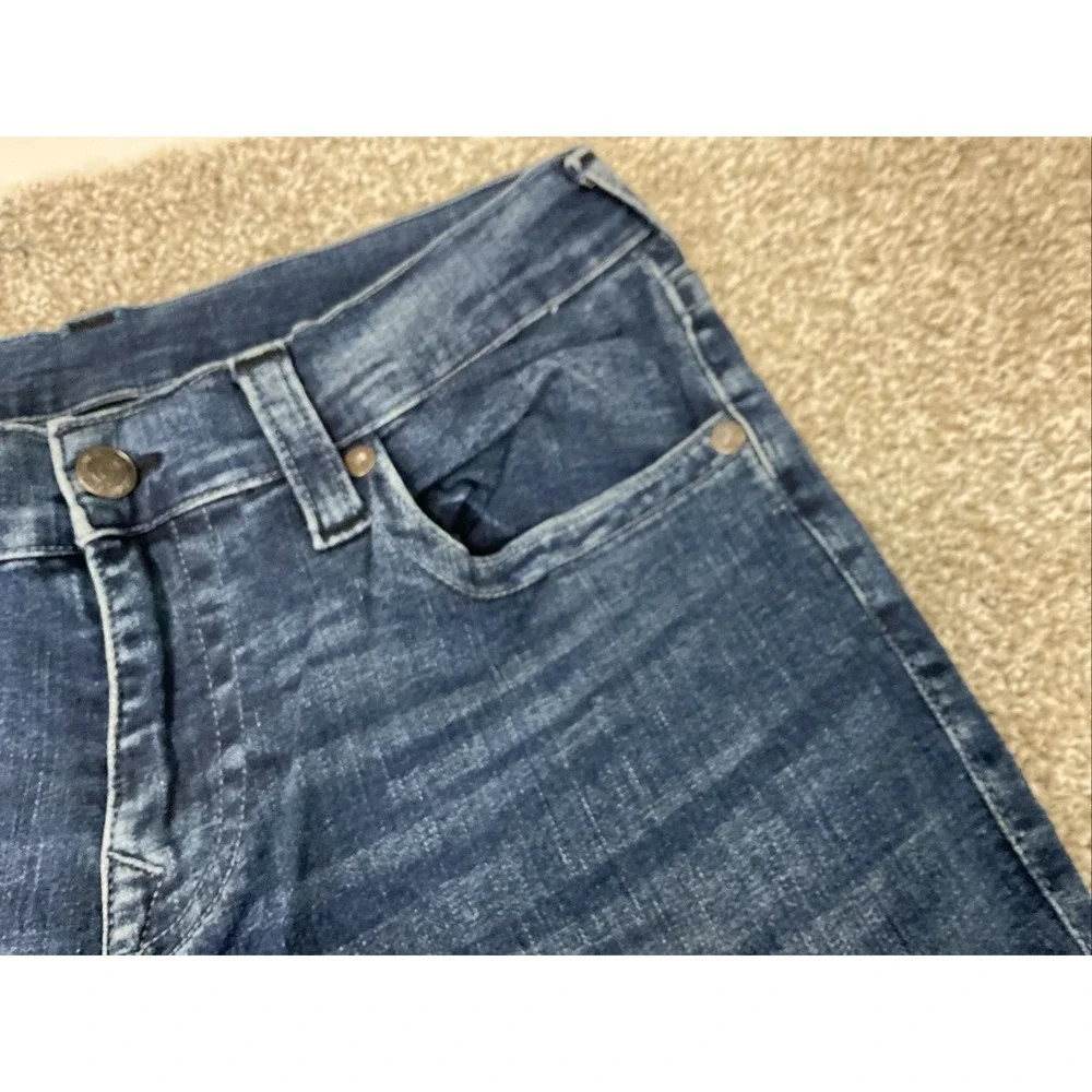 True Religion Rocco No Flap Relaxed Skinny Denim Jeans 32W Men's Dark Wash Blue